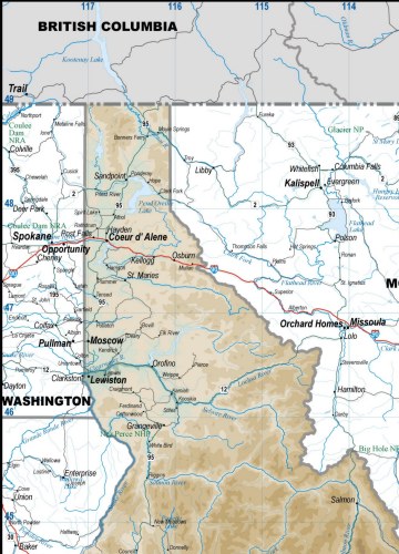 Idaho topogaphic map download to your computer